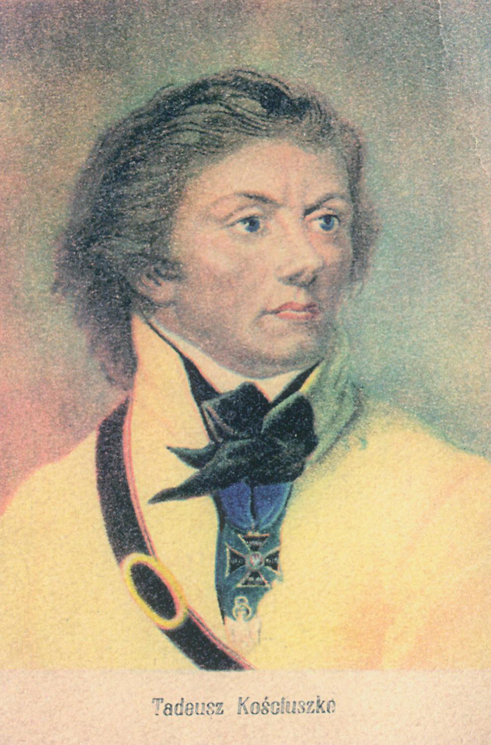 Т. Касцюшка. Паштоўка. Пачатак ХХ ст. Крыніца ілюстрацыі: Тадэвуш Касцюшка на старых паштоўках і ў графіцы [Выяўленчы матэрыял] = Tadeusz Kosciuszko in old postcards and drawings = Tadeusz Kosciuszko na starych kartach pocztowych i w grafice = Tadeusz Kosciuszko sur de vieilles cartes postales et en art graphique = Тадеуш Костюшко на старых почтовых открытках и в графике / Уладзімір Ліхадзедаў. – Мінск, 2011. – С. 47.