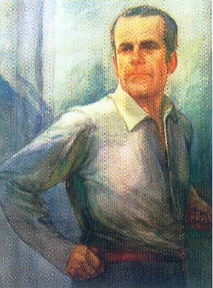 І.В. Мядзведзеў. "Партрэт Л.М. Левіна". Крыніца ілюстрацыі: Архитектура и строительство. – 2013. – № 3. – С. 85.