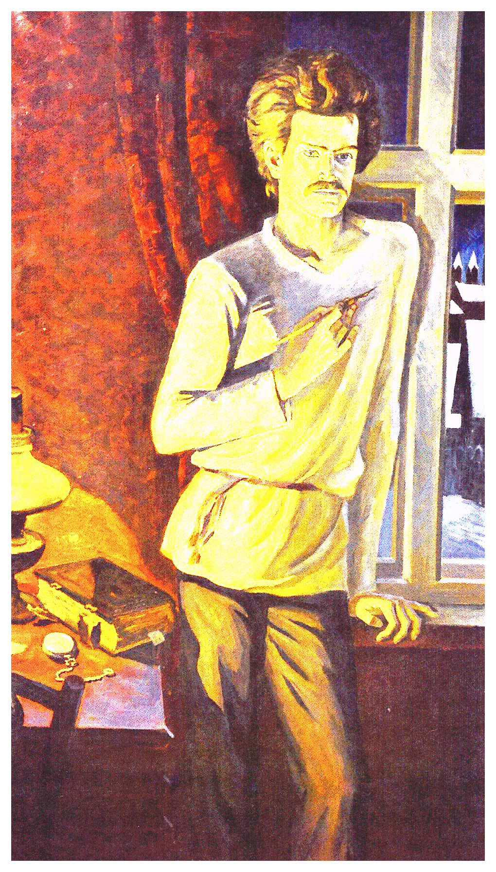 Крыніца ілюстрацыі: Творчая суполка "Пагоня" Беларускага саюза мастакоў / [укладальнік І. Марачкін ; рэдкалегія: Э. Агуновіч і інш.]. – Менск [Мінск], 2016. – С. 194.