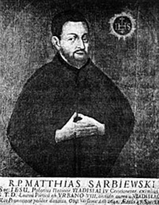 М.К. Сарбеўскі. Праца невядомага мастака XVII ст. Крыніца ілюстрацыі: Наша вера. – 2007. – № 1. – С. 44.