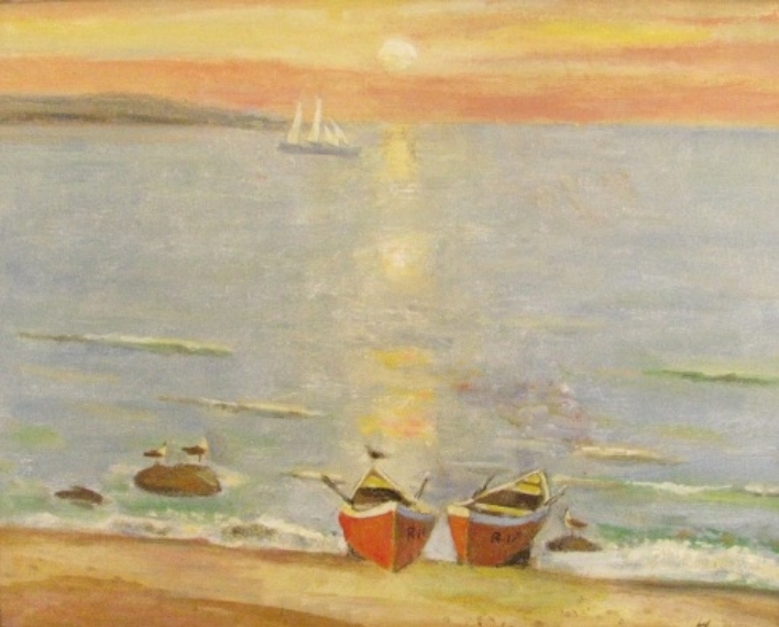 В.Л. Новак "Солнечный день" (2012). Источник иллюстрации: http://bel-art.by/pic4316.php