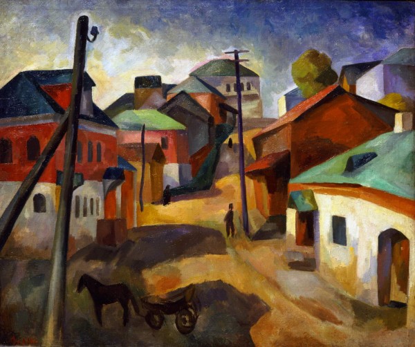 Р. Р. Фальк "Старая Руза". 1913. Крыніца ілюстрацыі: https://rusmuseumvrm.ru/data/collections/painting/19_20/falk_r._r._staraya_ruza._1913._zh-8313/index.php 