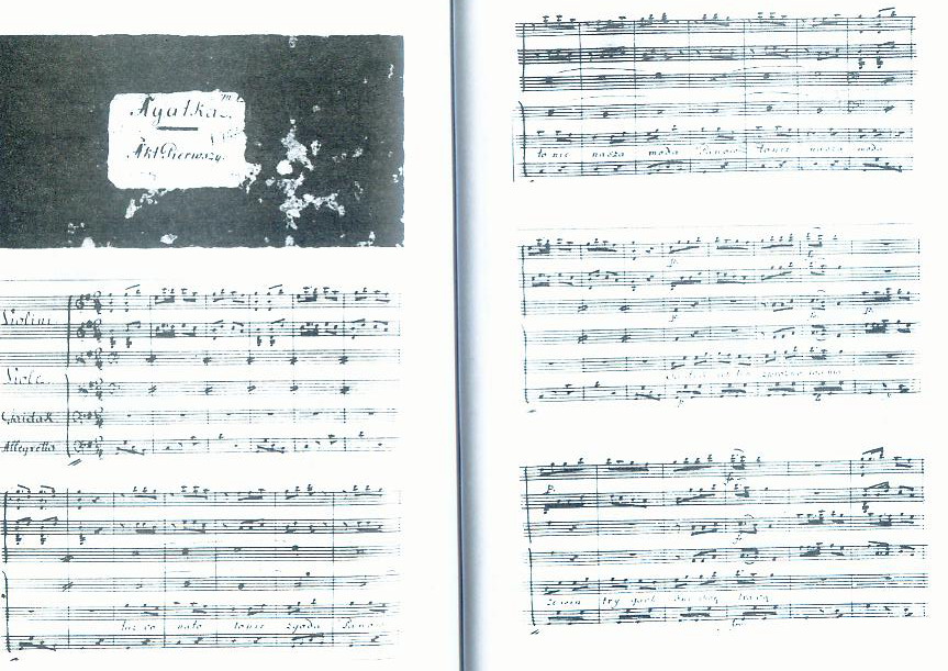 "Агатка, ці Прыезд пана", опера