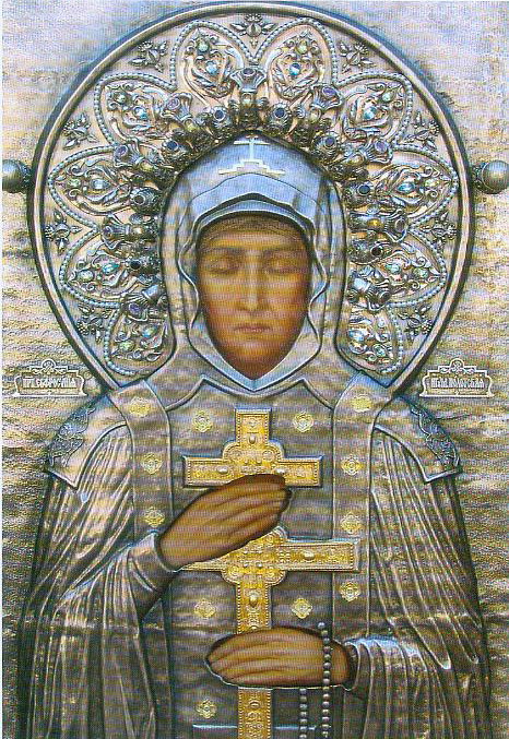 Верхняя частка ракі Еўфрасінні Полацкай. Фрагмент. (2002–2007). Крыніца ілюстрацыі: Мастацтва : часопіс. – 2007. – № 11. – С. 11.