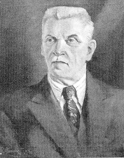 Партрэт Сяргея Сахарава (1940). Крыніца ілюстрацыі: Выбраныя творы / Вольга Сахарава, Сяргей Сахараў ; [укладанне, каментарыі М. Казлоўскага, С. Панізьніка ; прадмова М. Казлоўскага]. – Мінск, 2015. – С. 8 уклейкі паміж с. 304–305.