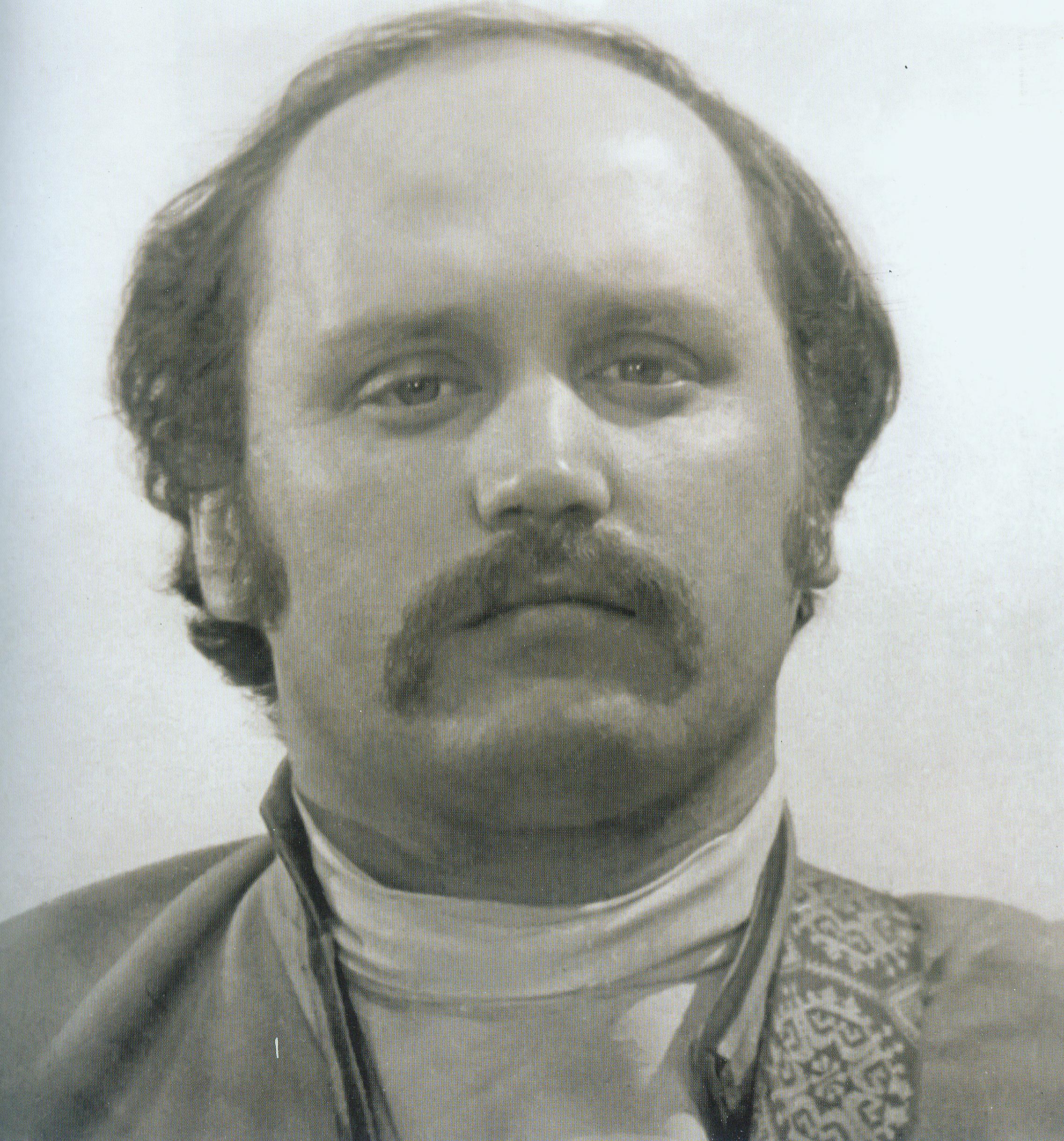 "Што хачу тут расказаці думкай-маладухай..." В. Мулявин (1971). Источник иллюстрации: Владимир Мулявин. "Сэрцам і думамі…" : воспоминания, интервью, исследования / Людмила Крушинская. – Минск, 2015. – С. 33.