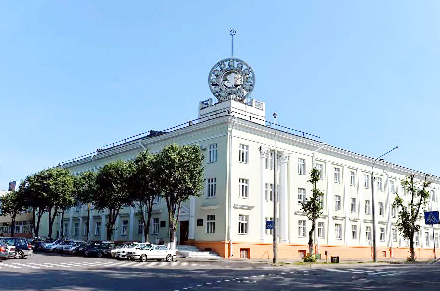 Будынак Мінскага падшыпнікавага завода. Крыніца ілюстрацыі: http://www.mpz.com.by/