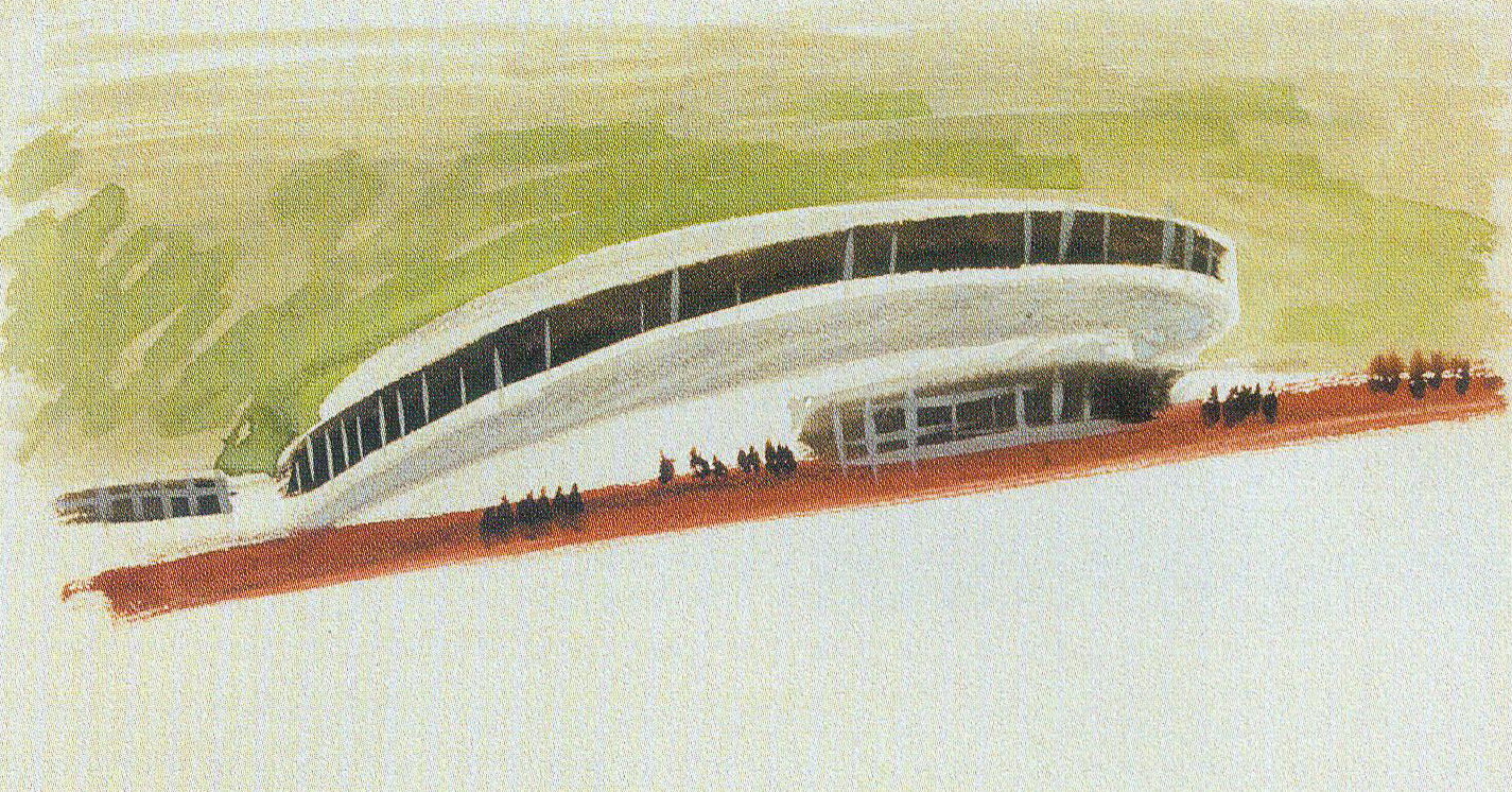 Дызайн для музея К.Э. Цыялкоўскага (1960-я). Крыніца ілюстрацыі: Лазар Хідэкель = Лазарь Хидекель = Lazar Khidekel : [альбом / аўтар тэксту і складальнік К. В. Ізафатава ; пераклад на англійскую мову К. Г. Анціпавай]. – Мінск, 2020. – С. 71.