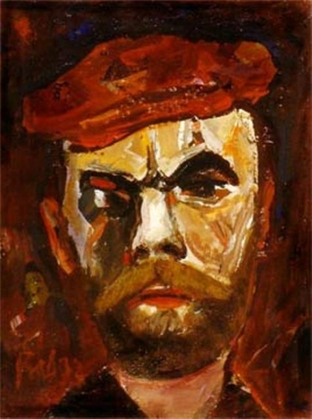 В. Акулов. "Автопортрет". Источник иллюстрации: http://artcode.by/2012/ViewArticle.aspx?date=02.12.2012