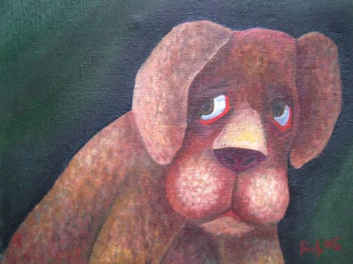 В. Акулов. "Sentry Dog " (2006). Источник иллюстрации: http://www.museum-rus.ru/EventIdId.htm?UrlRid=516&UrlGid=447