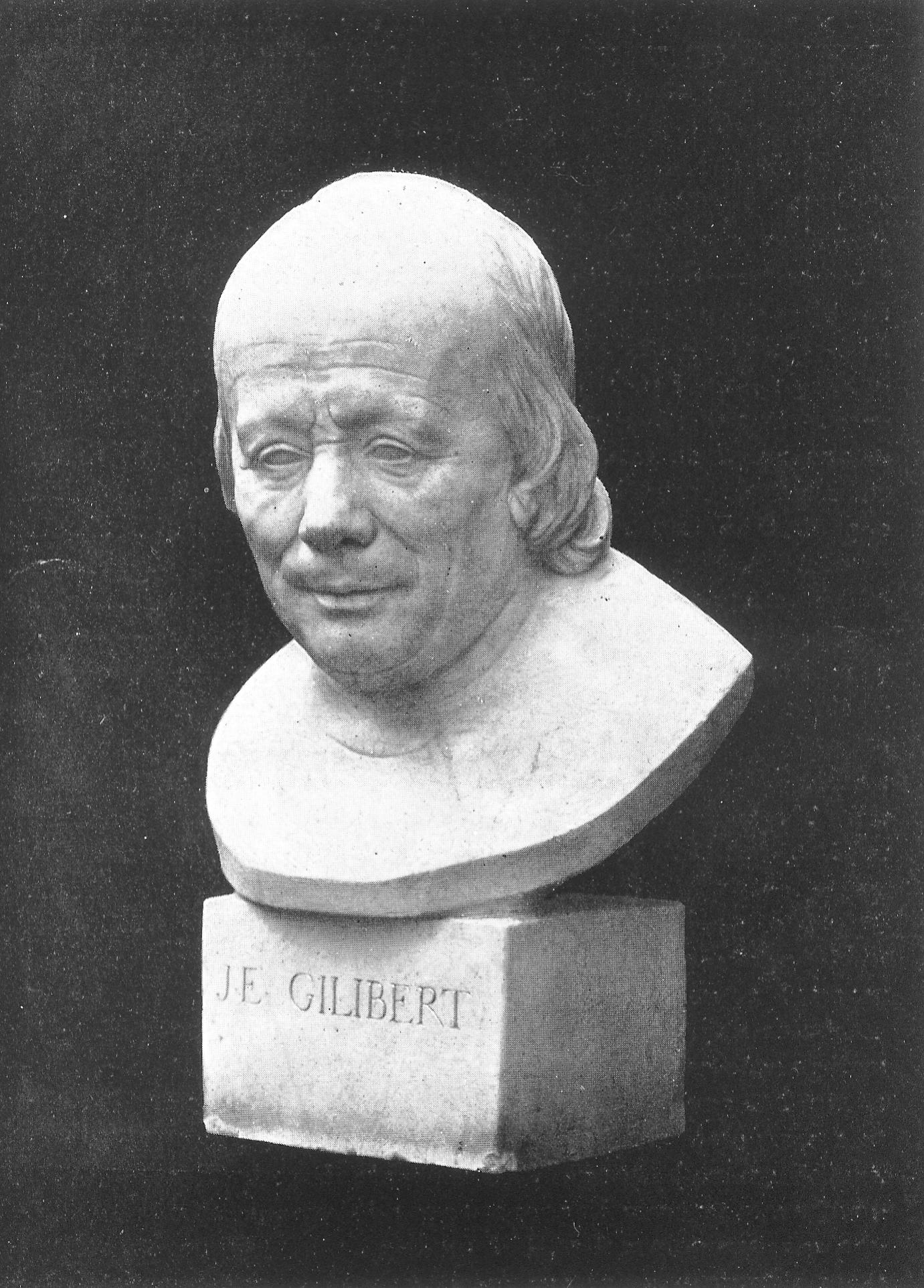 Бюст Ж.Э. Жылібера са збору Палаца мастацтваў у Ліоне. Крыніца ілюстрацыі: Dr. Jan Emmanuel Gilibert, profesor i założyciel Ogrodu Botanicznego w Wilnie : przyczynek bio-bibljograficzny do historji Uniwersytetu Wileńskiego / Witold Sławiński. – Wilno, 1925. – Уклейка паміж с. 30–31.