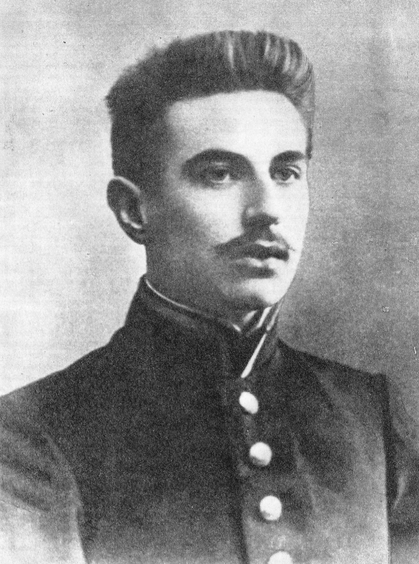 О.Ю. Шмидт – гимназист (1909). Источник иллюстрации: Отто Шмидт : [фотоальбом / авт. текста и сост. А. И. Леденев. – Минск, 1985. – С. [10].