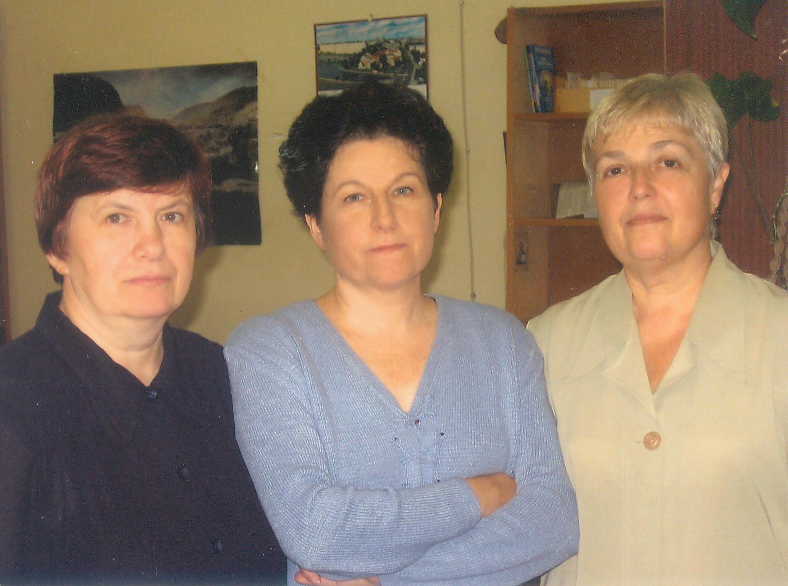 Супрацоўнікі Навукова-даследчага аддзела бібліяграфіі Нацыянальнай бібліятэкі Беларусі: К.Д. Варанько, А.І. Касінская, Т.Я. Мамедава (2005).Крыніца ілюстрацыі: Асабісты архіў. 