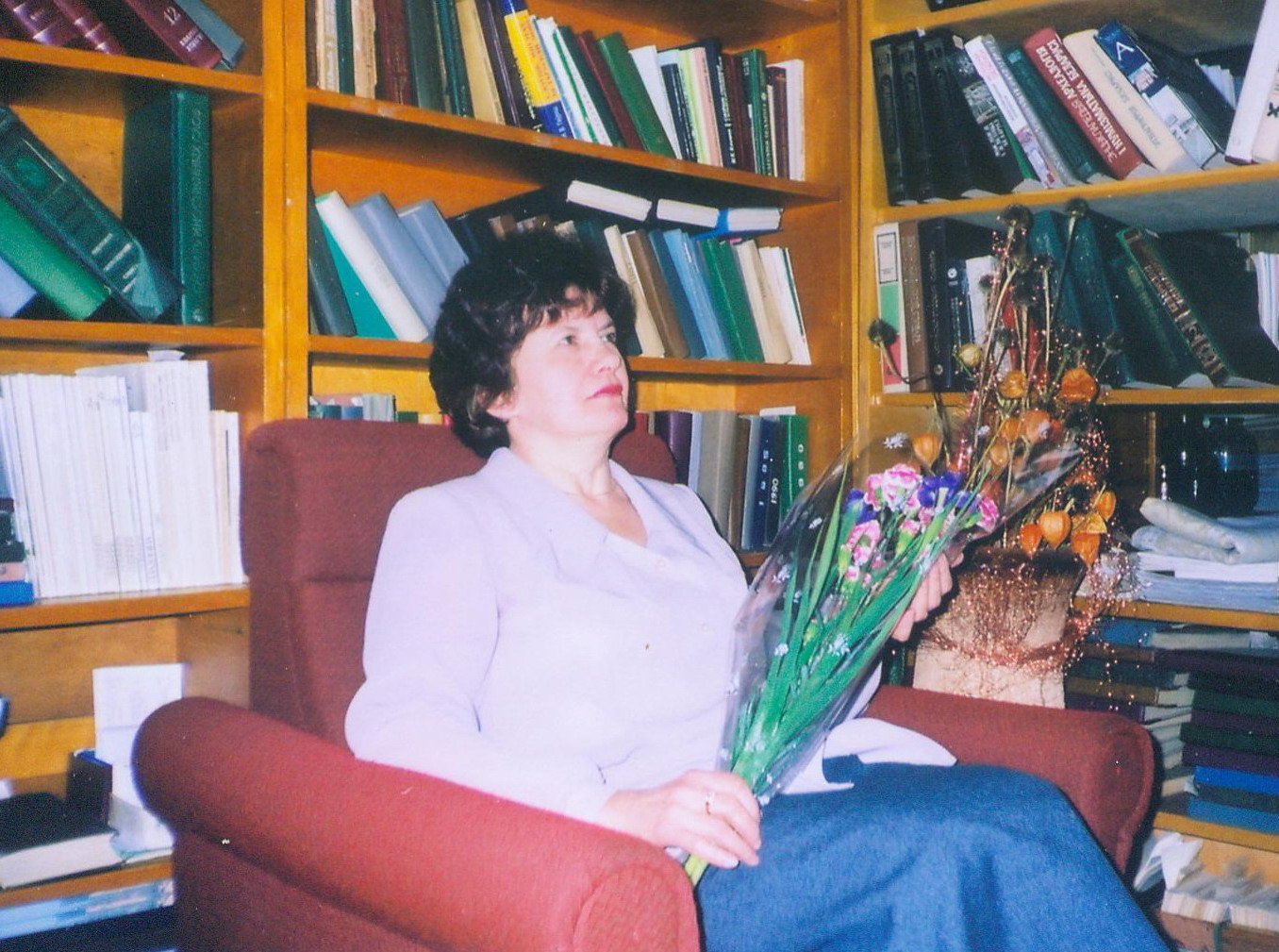 К.Д. Варанько ў дзень свайго 55-годдзя (2002). Крыніца ілюстрацыі: Асабісты архіў.