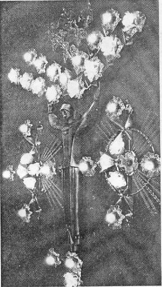 Шибнёв Е. А. Фрагмент монументальной композиции "Весна". Центр молодёжи г. Светлогорск. 1985. Источник иллюстрации: Политический собеседник. – 2001. – № 1. – С. 46.