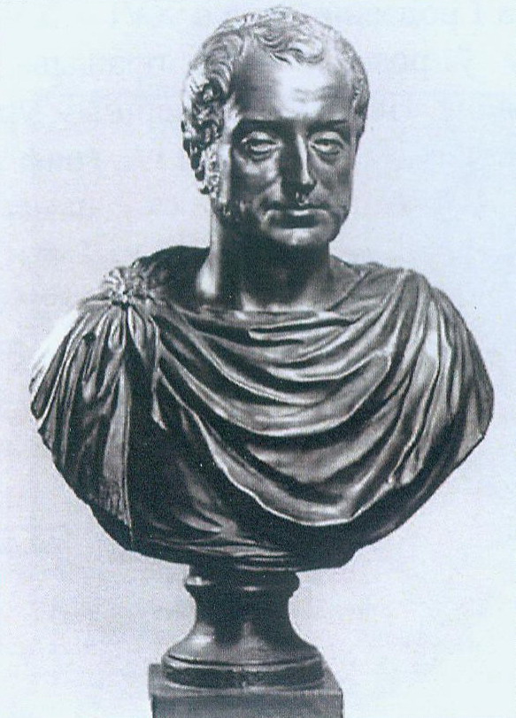 Бюст А. Чартарыйскага (1823). Крыніца ілюстрацыі: Прафесар скульптуры з Вялікіх Эйсмантаў : біяграфічны нарыс / Андрэй Втарушын ; Бераставіцкая раённая бібіліятэка ім. В. М. Кавалеўскага. – Вялікая Бераставіца, 2015. – С. 4.