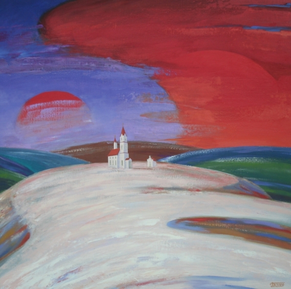 П.Д. Лукьяненко "Рожественский пейзаж" (2009). Источник иллюстрации: http://plukyanenko.info/ru/?i=1