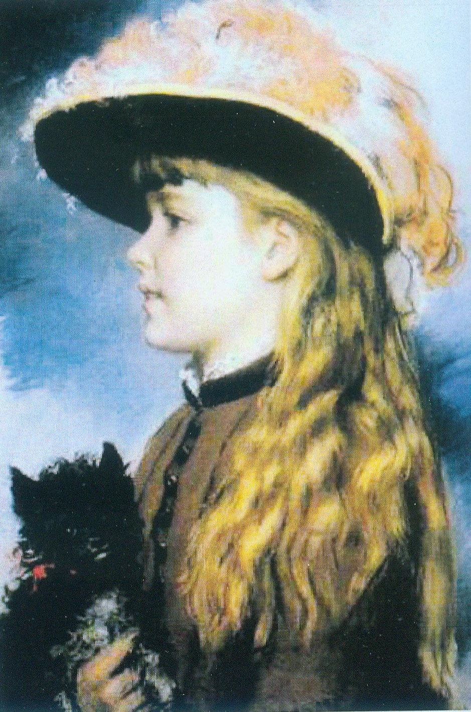 Партрэт дачкі Гелены, вучаніцы Кракаўскага пансіёна (1890). Крыніца ілюстрацыі: Мастакі з дынастыі Ромераў : жыццё і творчасць, родзічы і сябры / Іван Драўніцкі. – Паставы, 2013. – С. 2 каляр. уклейкі.