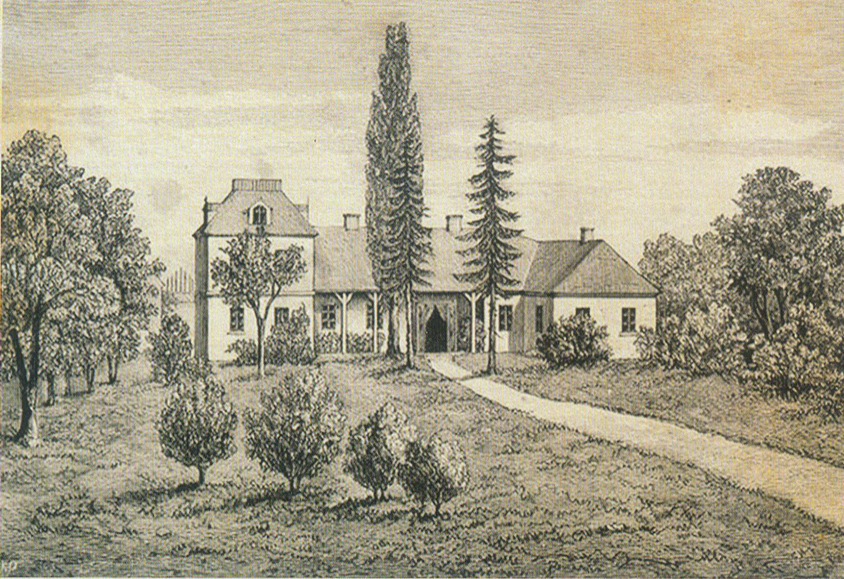 Мядзвядка. Крыніца ілюстрацыі: Ігнат Дамейка: з Мядзвядкі — у Санцьяга-дэ-Чылі (1802–1889) : пераклад з іспанскай / Пас Дамейка Леа-Пласа. – Мінск, 2017. – С. 1 уклейкі паміж с. 120–121.