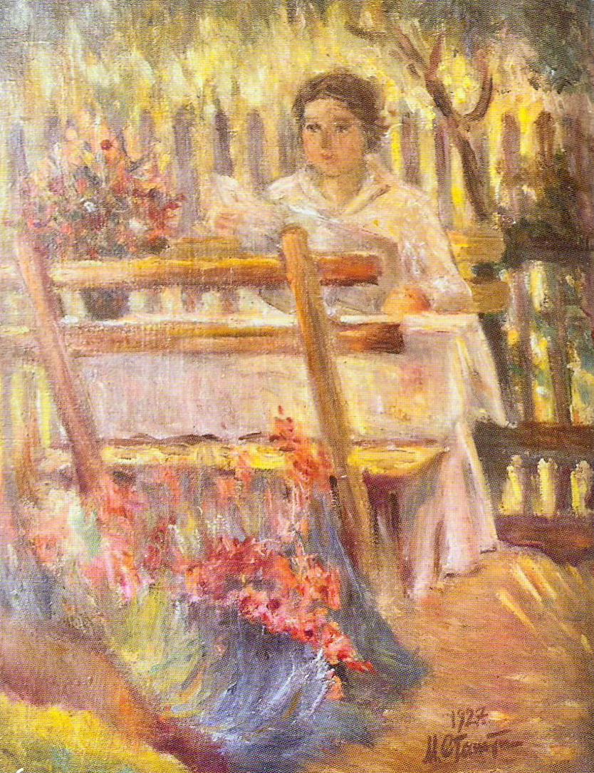 У садзе (1927). Крыніца ілюстрацыі: Мастацтва. – 2021. – № 9. – С. 12.