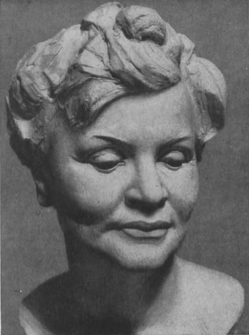 Портрет артистки Волчковой (1959). Источник иллюстрации: Алексей Константинович Глебов / П. Никифоров. – Москва, 1960. – С. 63.