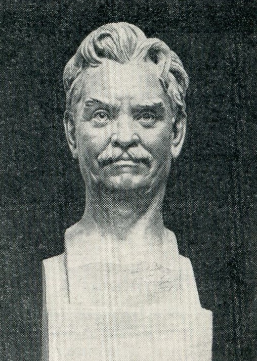 Партрэт мастака У. Кудрэвіча (1953). Крыніца ілюстрацыі: Аляксей Канстанцінавіч Глебаў [Выяўленчы матэрыял] = Алексей Константинович Глебов : [буклет] / рэдактар М. Гуціеў ; складальнік С. Палеес. – Мінск : Дзяржаўнае выдавецтва БССР, 1959 . – 1 л.