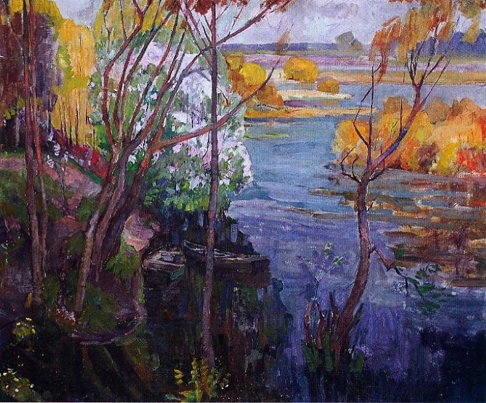 С. П. Каткоў. Расквітнела чаромха. 1970. Крыніца ілюстрацыі: Мастацтва. – 2010. – № 3. – С. 51.