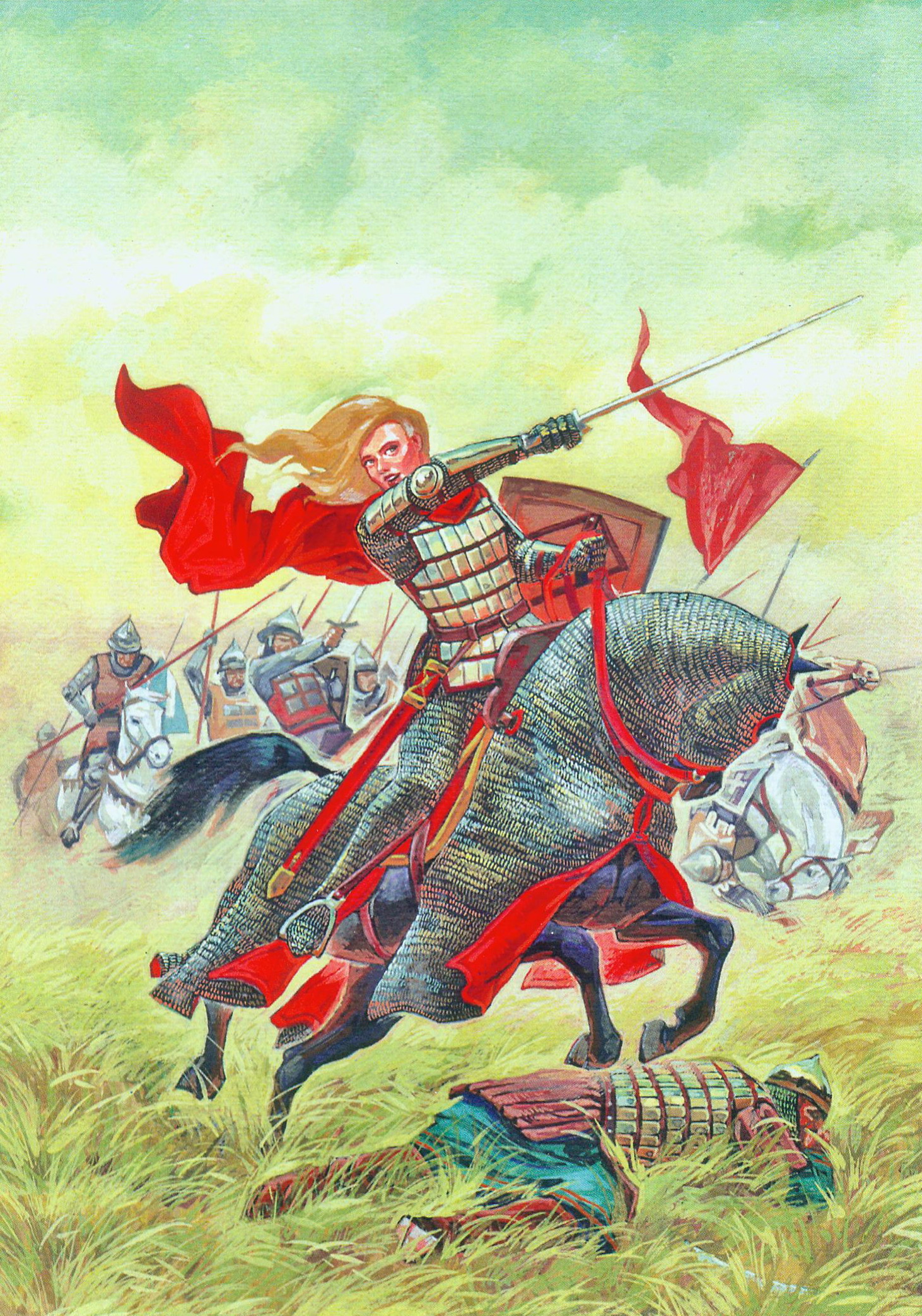 Анастасия Слуцкая. Источник иллюстрации: Княгиня слуцкая Анастасия : отважная защитница / [И. А. Войтик]. – Минск, 2020. – С. 22.