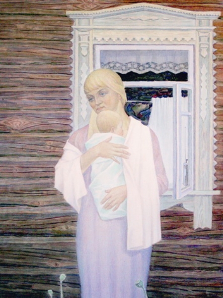 Бацькоўскі дом (Слуцкая мадонна). Крыніца ілюстрацыі: Алеся. – 2012. – № 12. – С. 12–19.