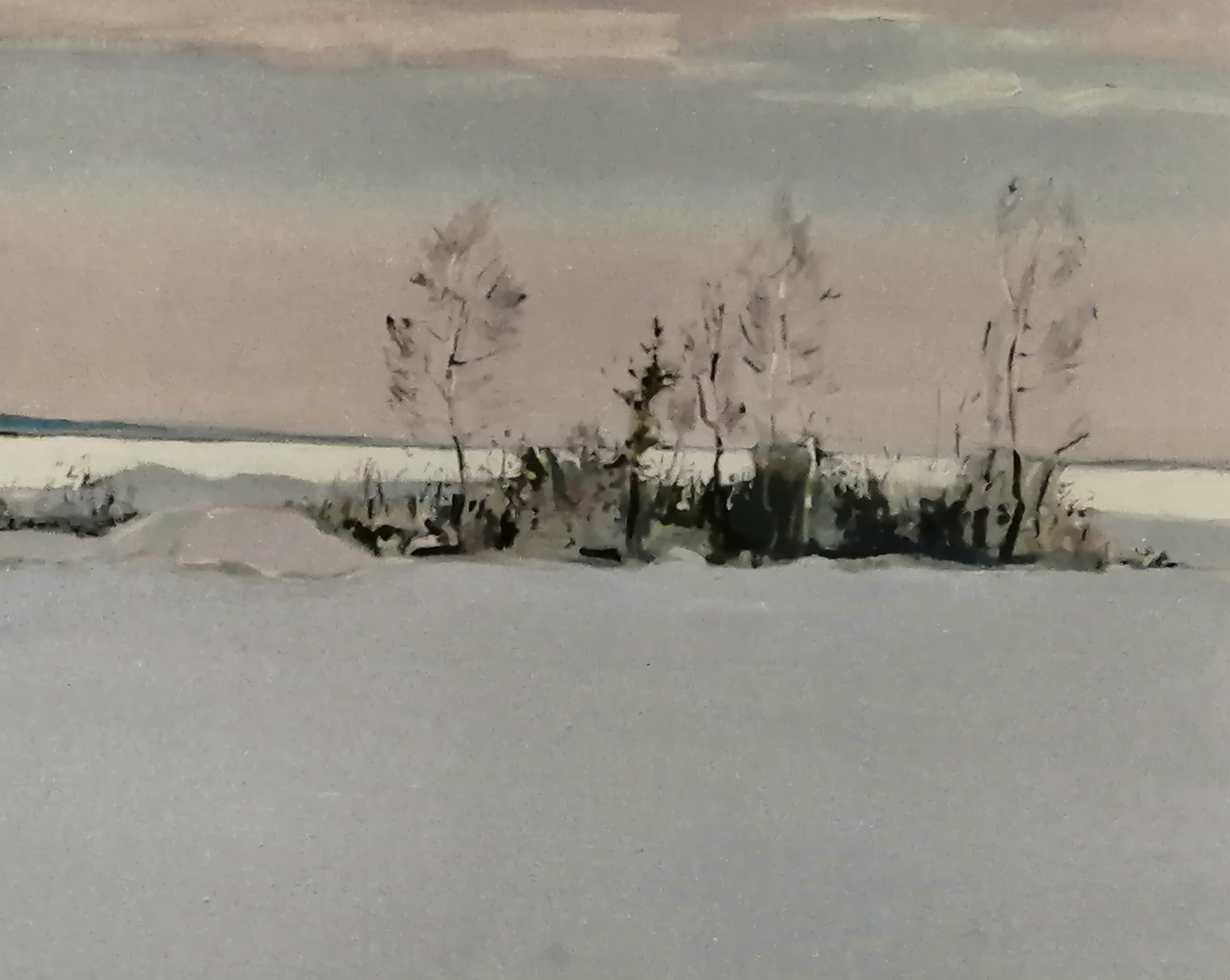 Балотца ўзімку (2000). Крыніца ілюстрацыі: Аўтаманаграфія : альбом / Алесь Mara. – Мінск, 2002. – С. [16].