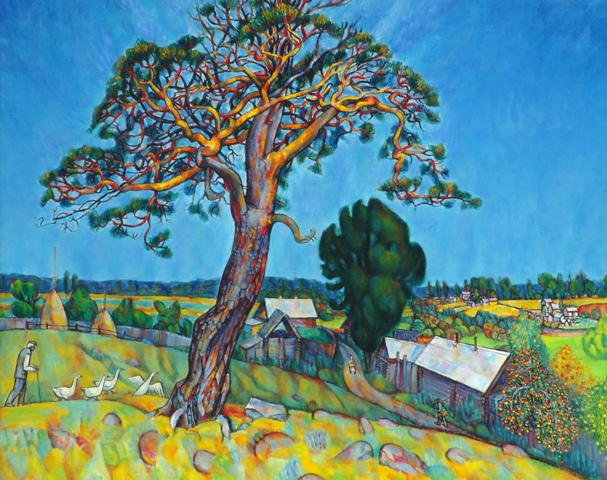 Дарога на Зарэчча (1985). Крыніца ілюстрацыі: http://ncsm.by/collection/zhyvaps/P156