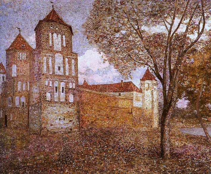 Спадчына. Мірскі замак. 2005. Крыніца ілюстрацыі: Сучасны беларускі жывапіс, XXI стагоддзе = Современная белорусская живопись, XXI век = Modern Belarusian Painting, XXI century : альбом. – Мінск, 2010. – С. 31.