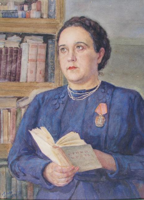 Пісьменніца Эдзі Агняцвет (1957). Крыніца ілюстрацыі: http://dkmf.by/catalog/grafchni-arkush-pisatelnica--edi-ognecvet