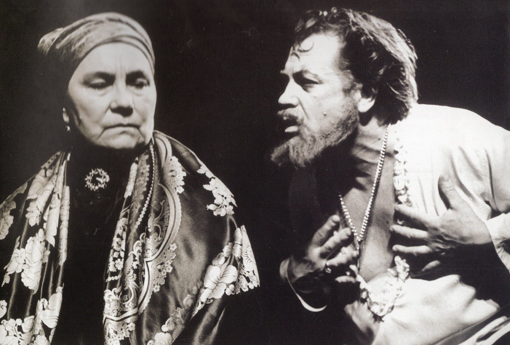 Барыс Уладамірскі ў ролі Дзікога і Галіна Макарава ў ролі Кабаніхі ("Навальніца" А. Астроўскага). Крыніца ілюстрацыі: Мастацтва. – 2009. – № 11. – С. 55.