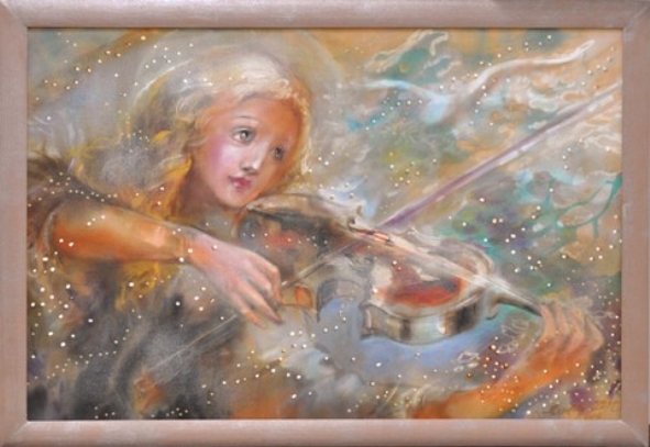 А.У. Лось "Музычныя хвалі" (2010). Крыніца ілюстрацыі: http://bel-art.by/pic2271.php