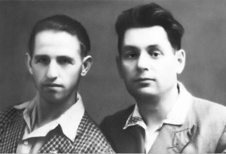 Віктар Арцем'еў і Аляксей Пысін (1958). Крыніца ілюстрацыі: Роднае слова. – 2012. – № 1. – С. 19.