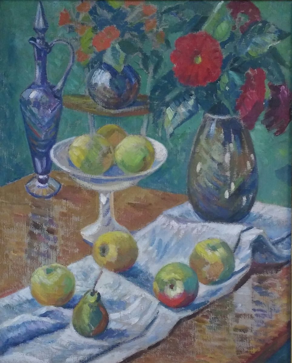Нацюрморт з белай вазай (1976–1977). Крыніца ілюстрацыі: Мастацтва. – 2023. – № 11. – С. 14.