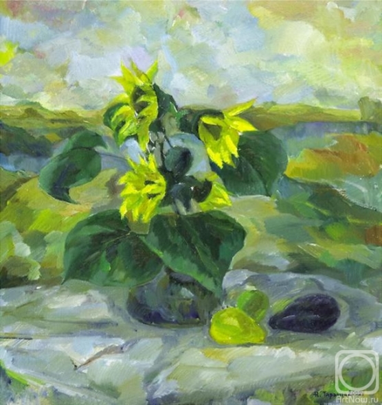 "Подсолнухи" (2002). Источник иллюстрации: http://artnow.ru/ru/gallery/3/20201/picture/0/506066.html
