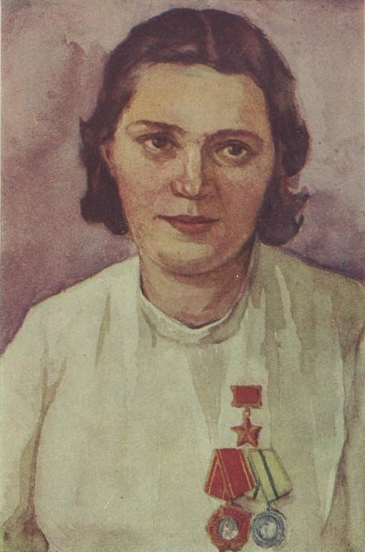 Алена Рыгораўна Мазанік. Крыніца ілюстрацыі: Бярозка. – 1969. – № 3. – Уклейка паміж с. 24–25.