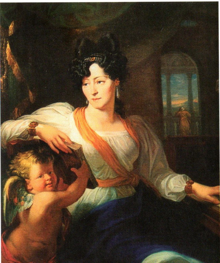 Партрэт Марыі Шыманоўскай (1828). Крыніца ілюстрацыі: Музей "Дом Ваньковічаў. Культура і мастацтва першай паловы XIX стагоддзя" = Музей "Дом Ваньковичей. Культура и искусство первой половины XIX века" = The Wańkowicz House. Culture and art of the first half of the 19th century / Міністэрства культуры Рэспублікі Беларусь, Нацыянальны мастацкі музей Рэспублікі Беларусь ; [укладальнікі: С. А. Яцэвіч, Н. В. Сычова]. – Мінск, 2018. – С. 16.