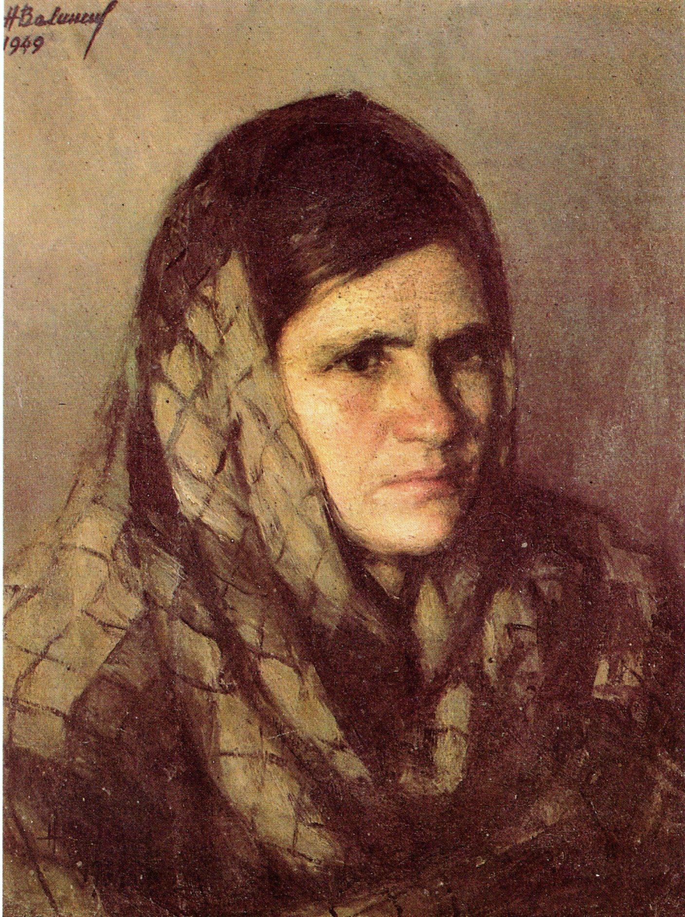 М. Валынец. Франтавая медсястра. 1949. Крыніца ілюстрацыі: Николай Волынец [Изоиздание] = Nikolay Volynets : [альбом / автор текста Г. Фатыхова ; фото В. Харченко]. – Минск : издатель И. Вирковский, 2002. – [29] с., включая обложку : цв. ил., портр.