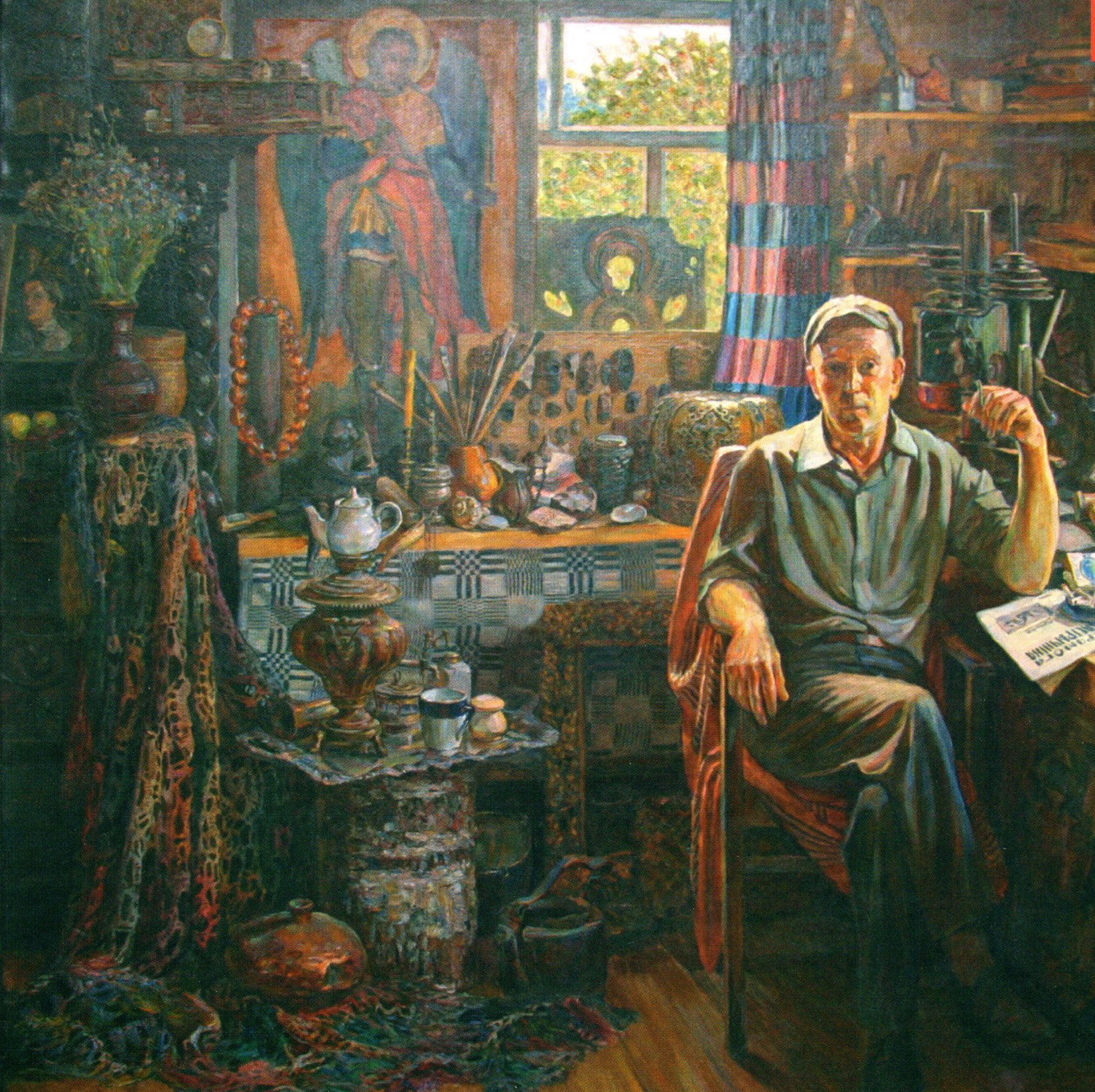 Веткаўчанін (партрэт Фёдара Шклярава, 1976). Крыніца ілюстрацыі: Беларускі гістарычны часопіс. – 2023. – № 7. – С. 3.