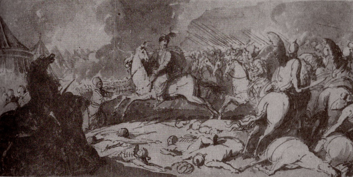 Аблога Вены (пасля 1785). Крыніца ілюстрацыі: Асобы і вобразы : беларуская графіка XIX стагоддзя / У. І. Рынкевіч. – Мінск, 2019. – С. 35.