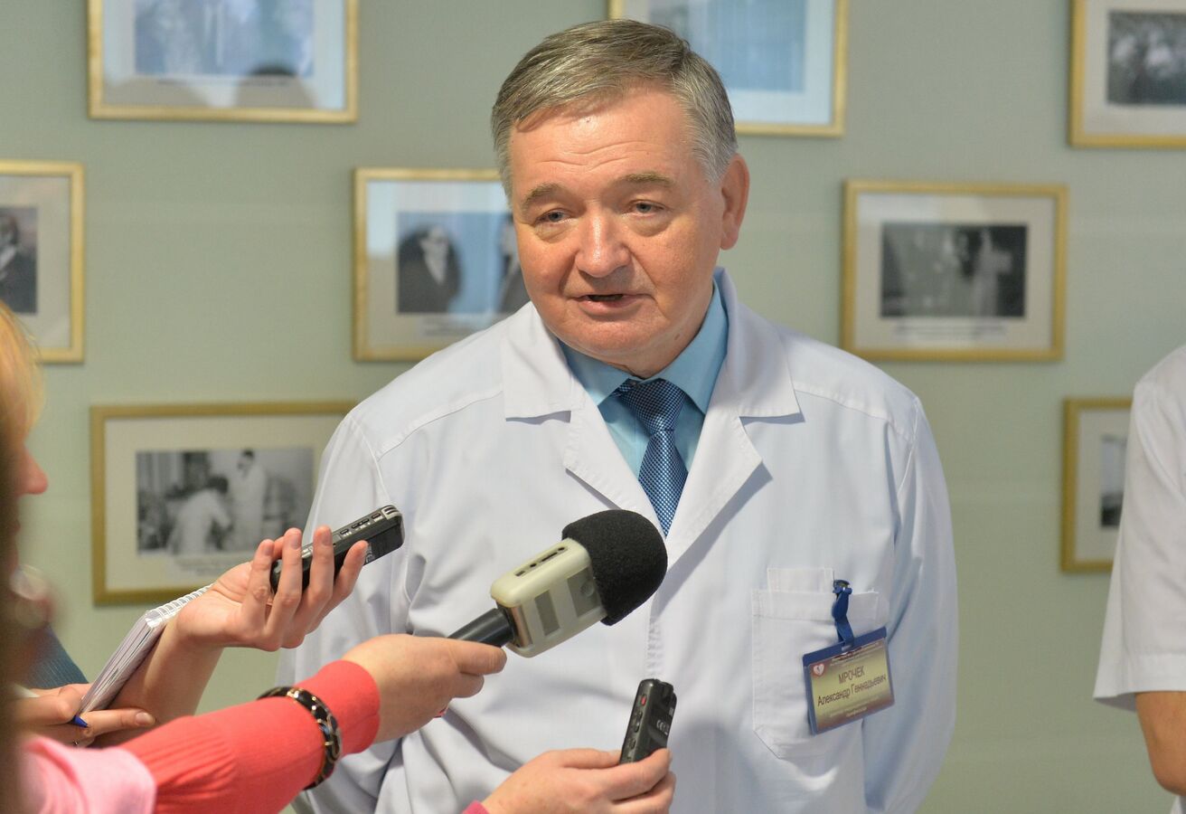 Аляксандр Генадзьевіч Мрочак. Крыніца ілюстрацыі: https://sputnik.by/20200827/Minzdrav-uvolil-direktora-RNPTs-Kardiologiya-Aleksandra-Mrocheka-1045563482.html