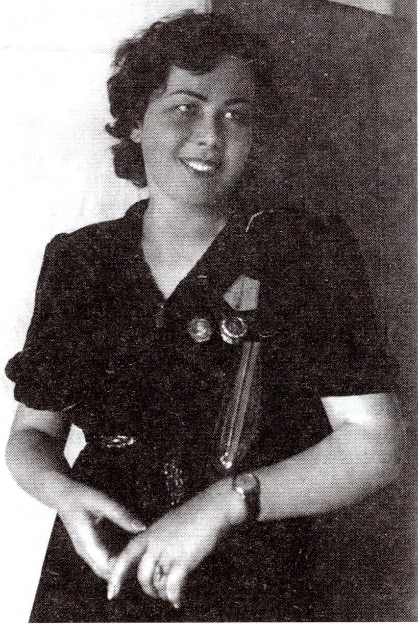 Надежда Грекова (1940-е гг.). Источник иллюстрации: Беларуская думка. – 2022. –  № 3. – С. 78.