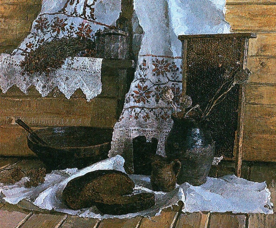 У. П. Хадаровіч. Хлеб. Крыніца ілюстрацыі: Беларускі саюз мастакоў : энцыклапедычны даведнік. – Мінск, 1998. –  С. 557.