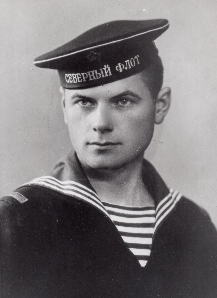 Васіль Саўчанка ў час вайсковай службы (1952). Крыніца ілюстрацыі: Сямейны архіў.