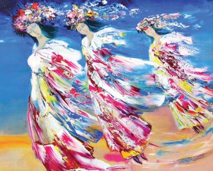 О.В. Дёмкина "Вибрации воздуха". Источник иллюстрации: Советская Белоруссия. – 2010. – 12 мая (№ 85). – С. 17.