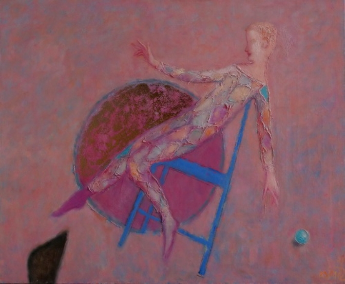 А.П. Ксендзов "Арлекино – жонглер" (2005). Источник иллюстрации: http: //bdam.by/galleries/397/#photo_397_2604
