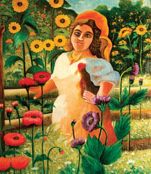 Зосік Н.Л. "Вясковая прыгажуня" (1950–1960-я гг.). Крыніца ілюстрацыі: Мастацтва. – 2011. – № 3. – С. 22.